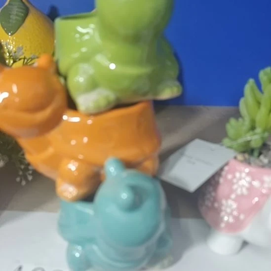 微瑕陶瓷花盆满12包邮微瑕陶瓷盆满12包邮