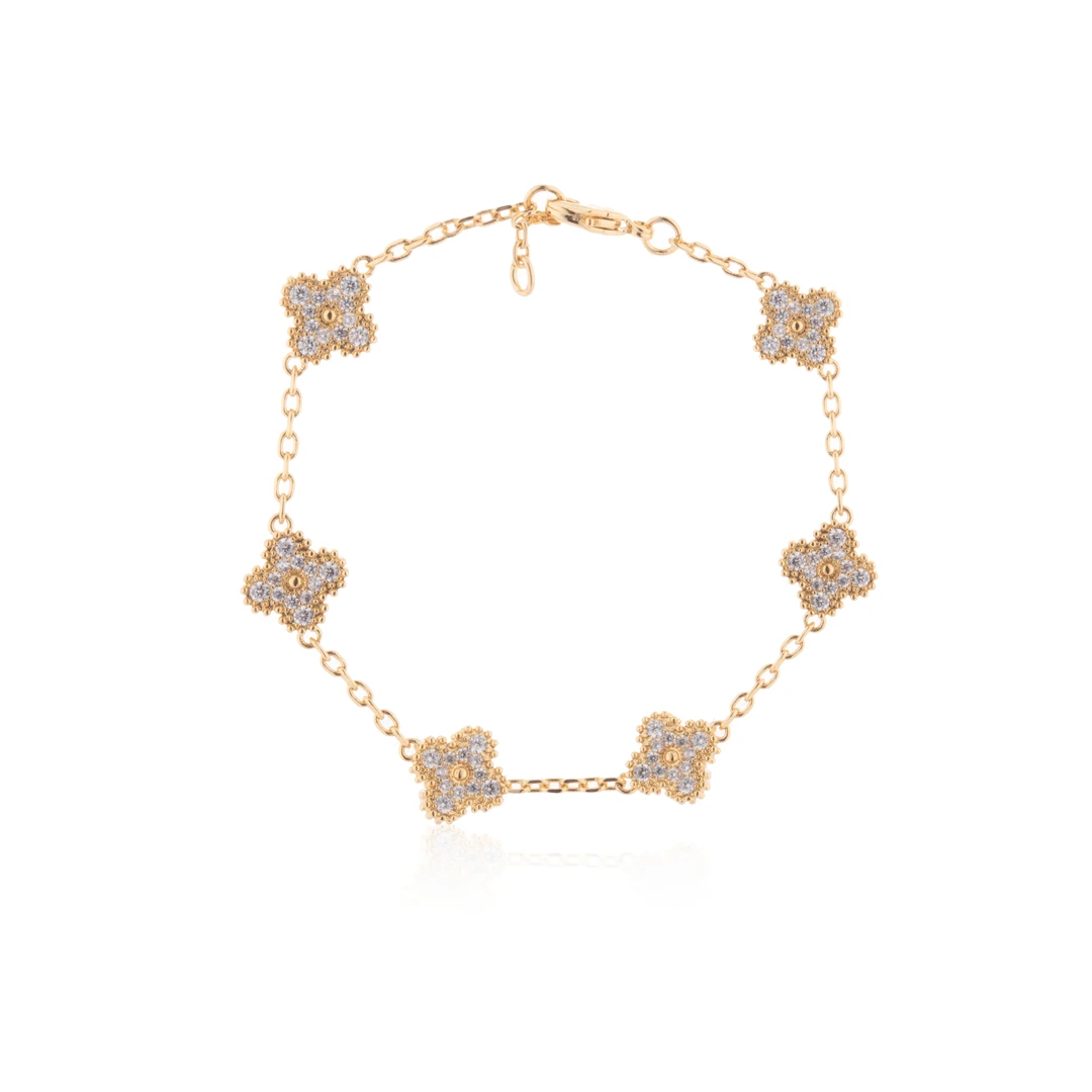 钛钢手链 轻奢复古时尚百搭女士手链55B4