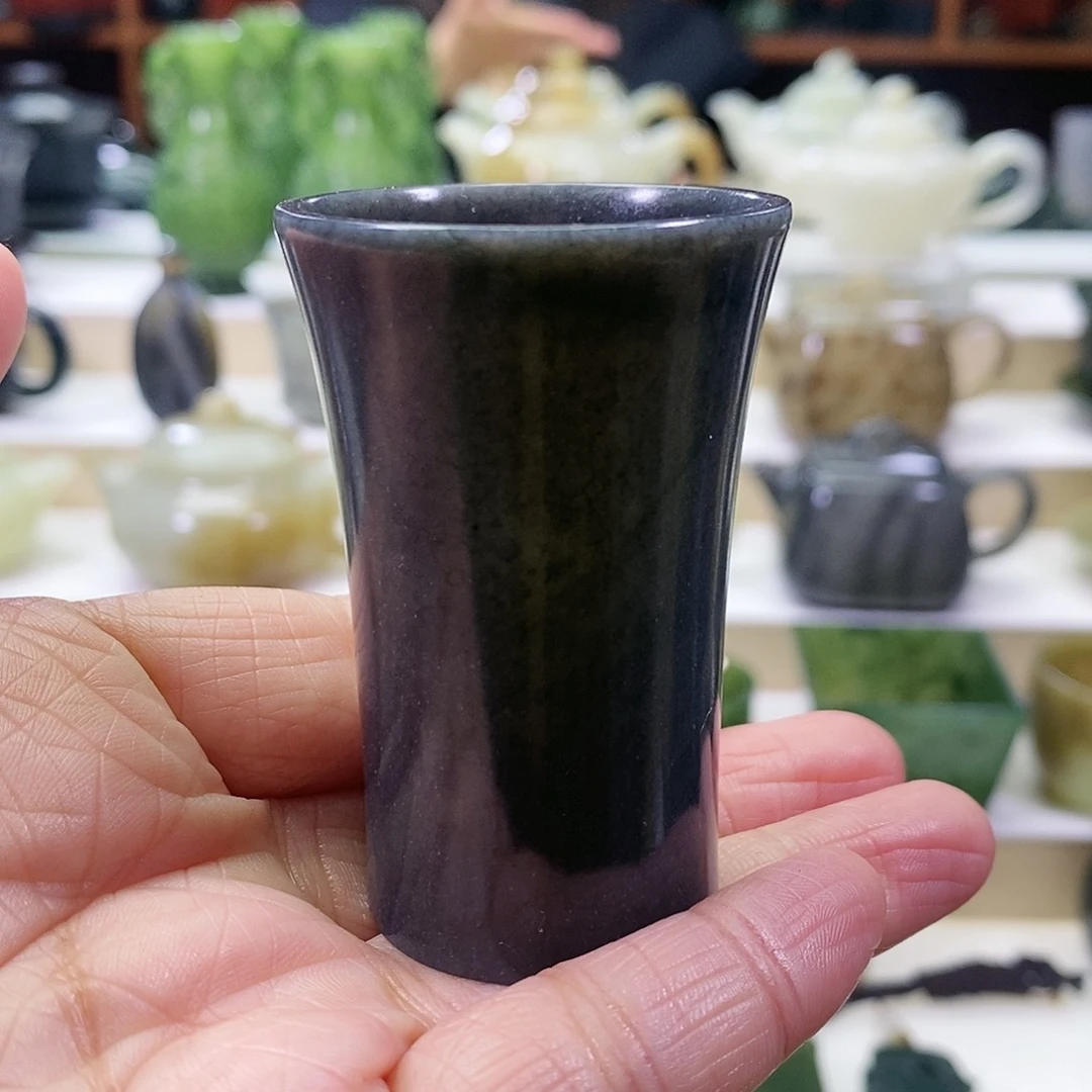 和田玉茶杯未镶嵌50ml