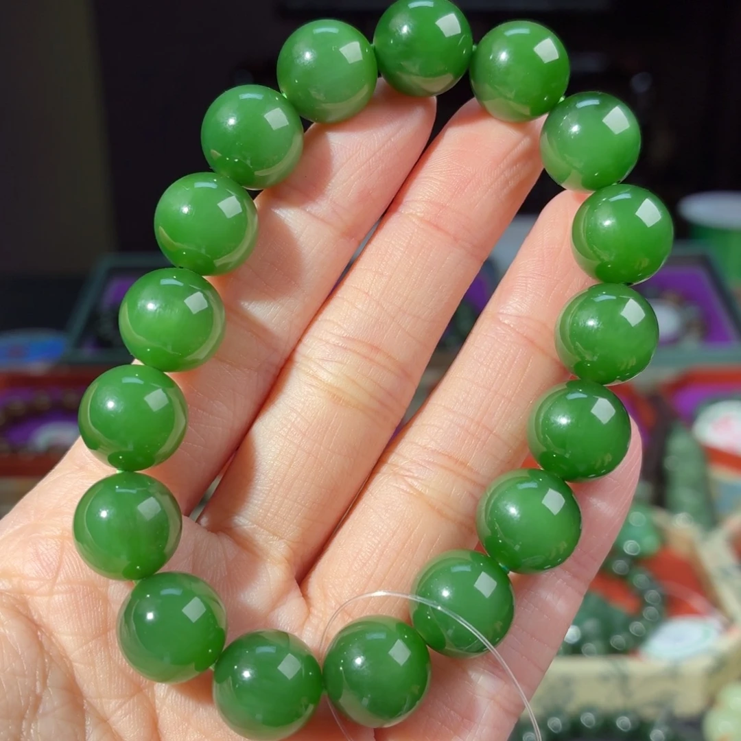 和田玉（碧玉）未镶嵌手串