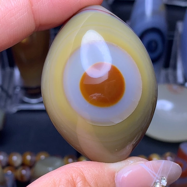 嗷***～玛瑙/玉髓颈饰未镶嵌