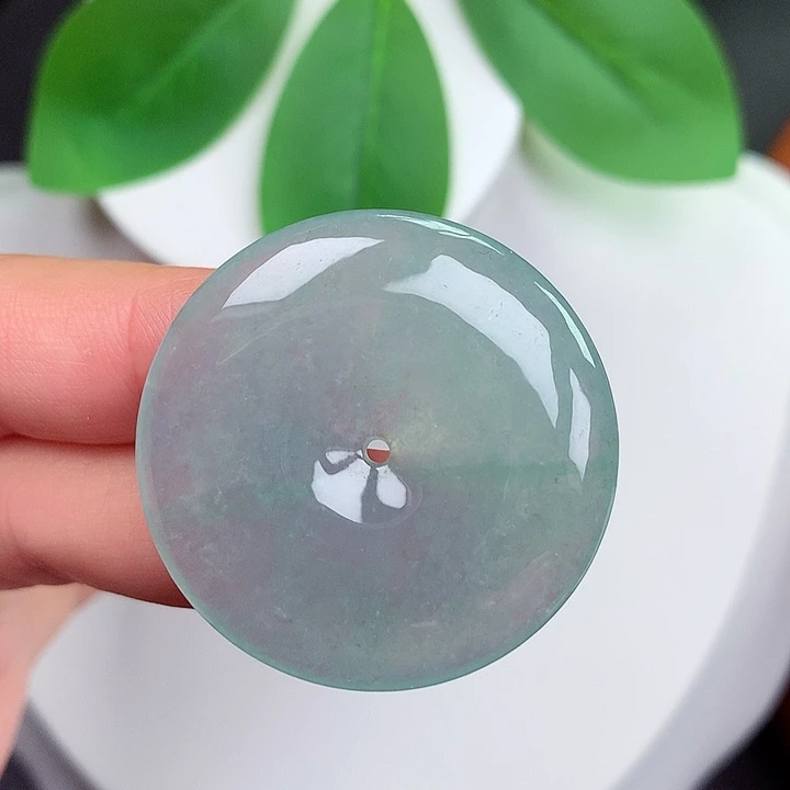 颈饰未镶嵌翡翠平安扣34x5.7mm