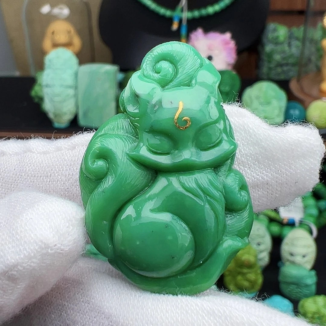 绿松石未镶嵌绿松石主播璐璐