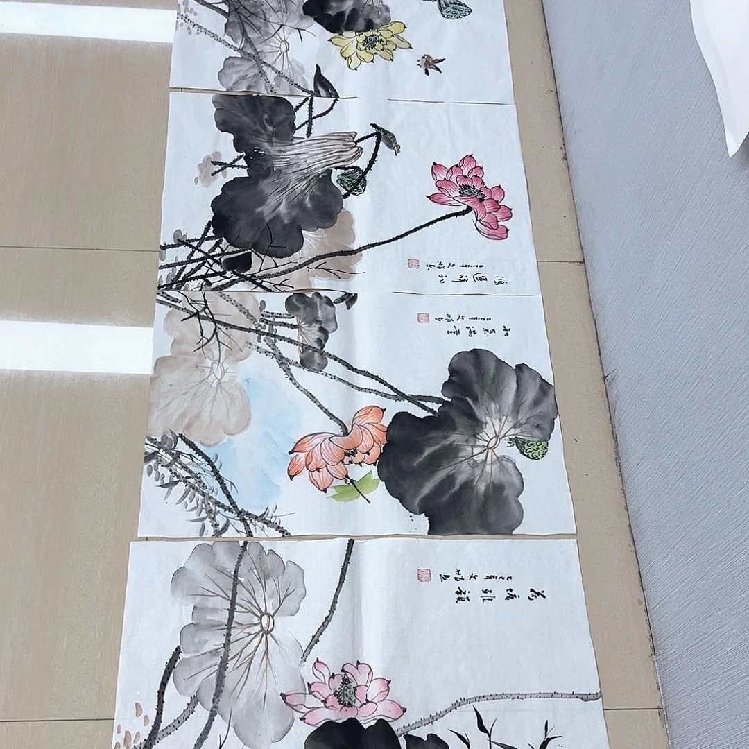 国画国画作品展。国画