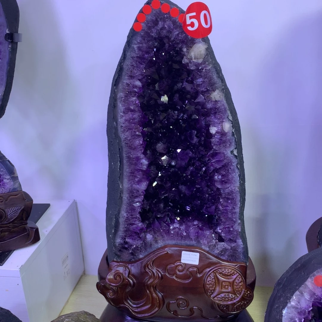 未镶嵌紫晶大型摆件（非配饰）晶