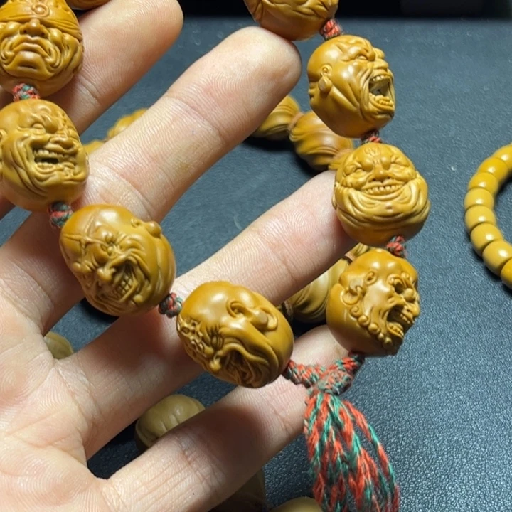 *****手串/手链橄榄核橄榄核雕恶僧