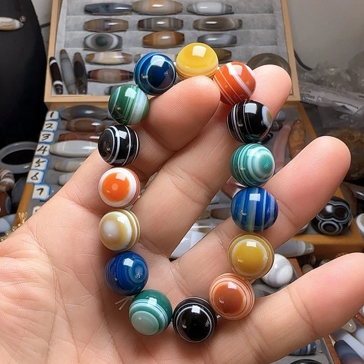 玛瑙/玉髓未镶嵌手串