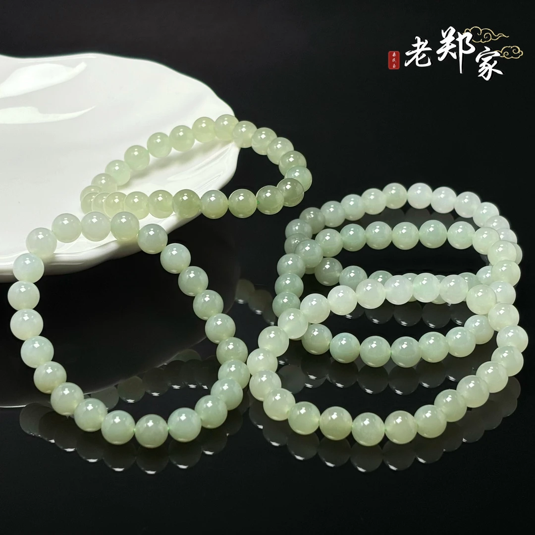 【老郑家】和田玉手串 多样性发一件 约8mm