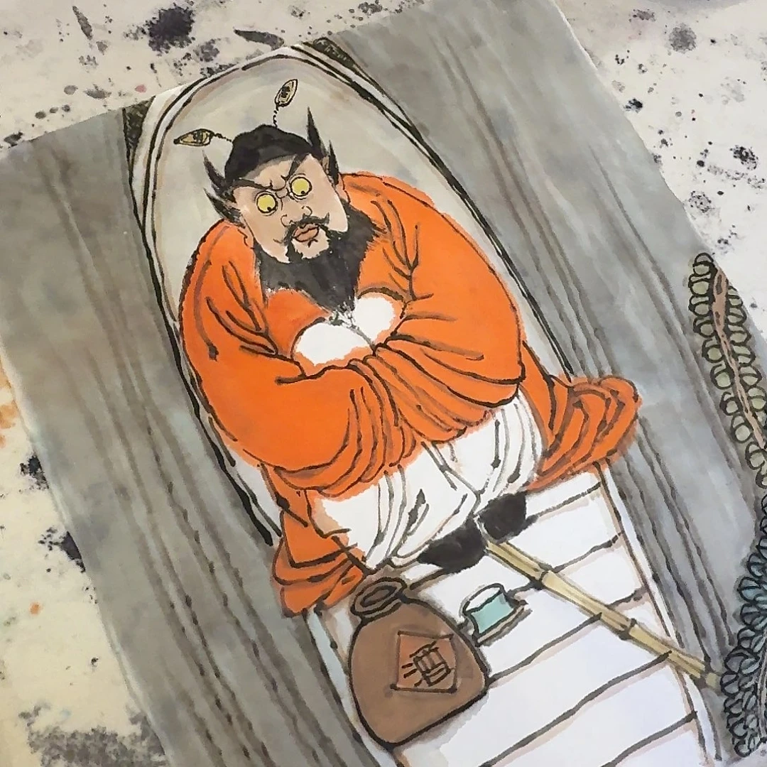 国画高老师作品画作画画作