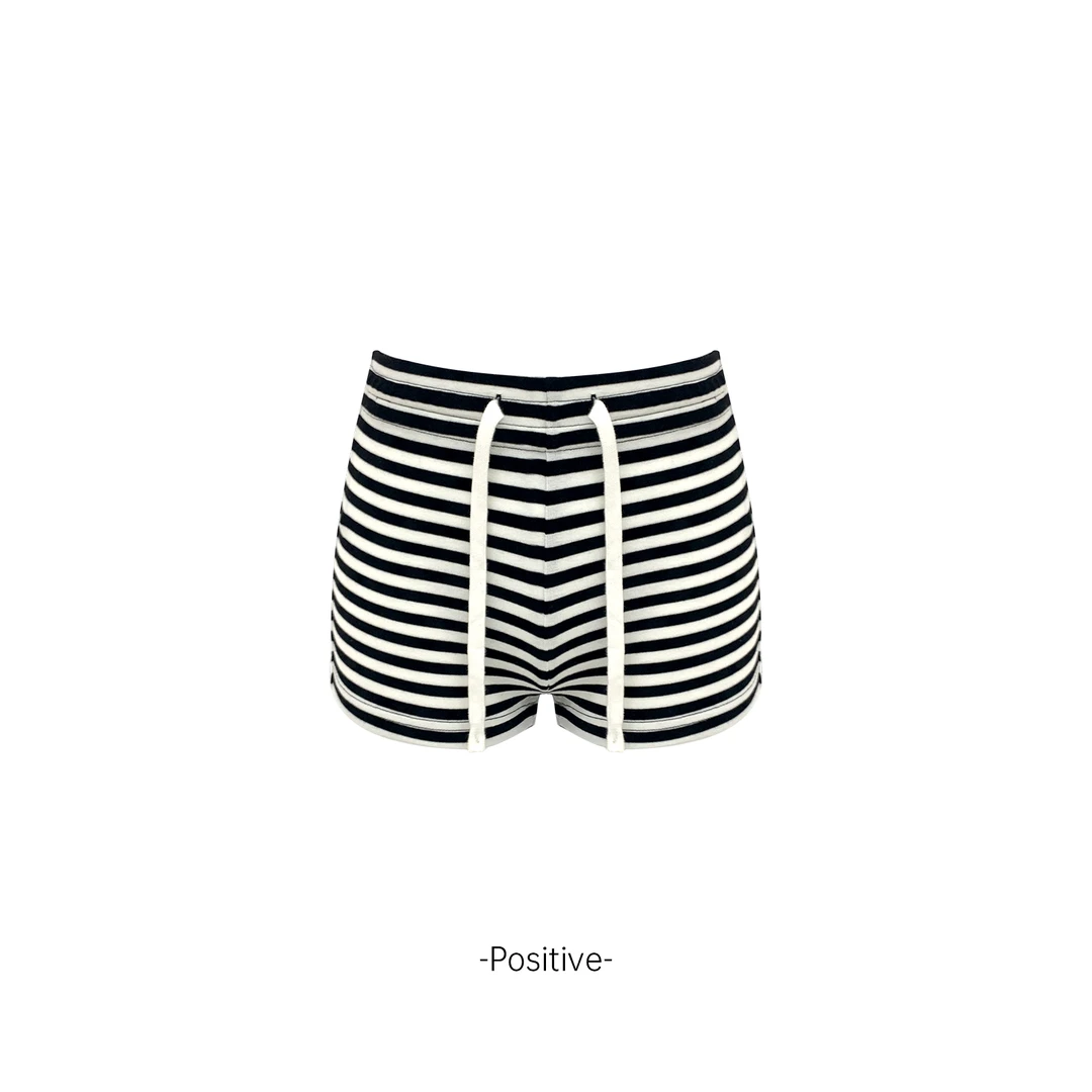 Momoshero  外穿|居家版【初生条纹】妮味很浓！拒绝尴尬线条纹短裤