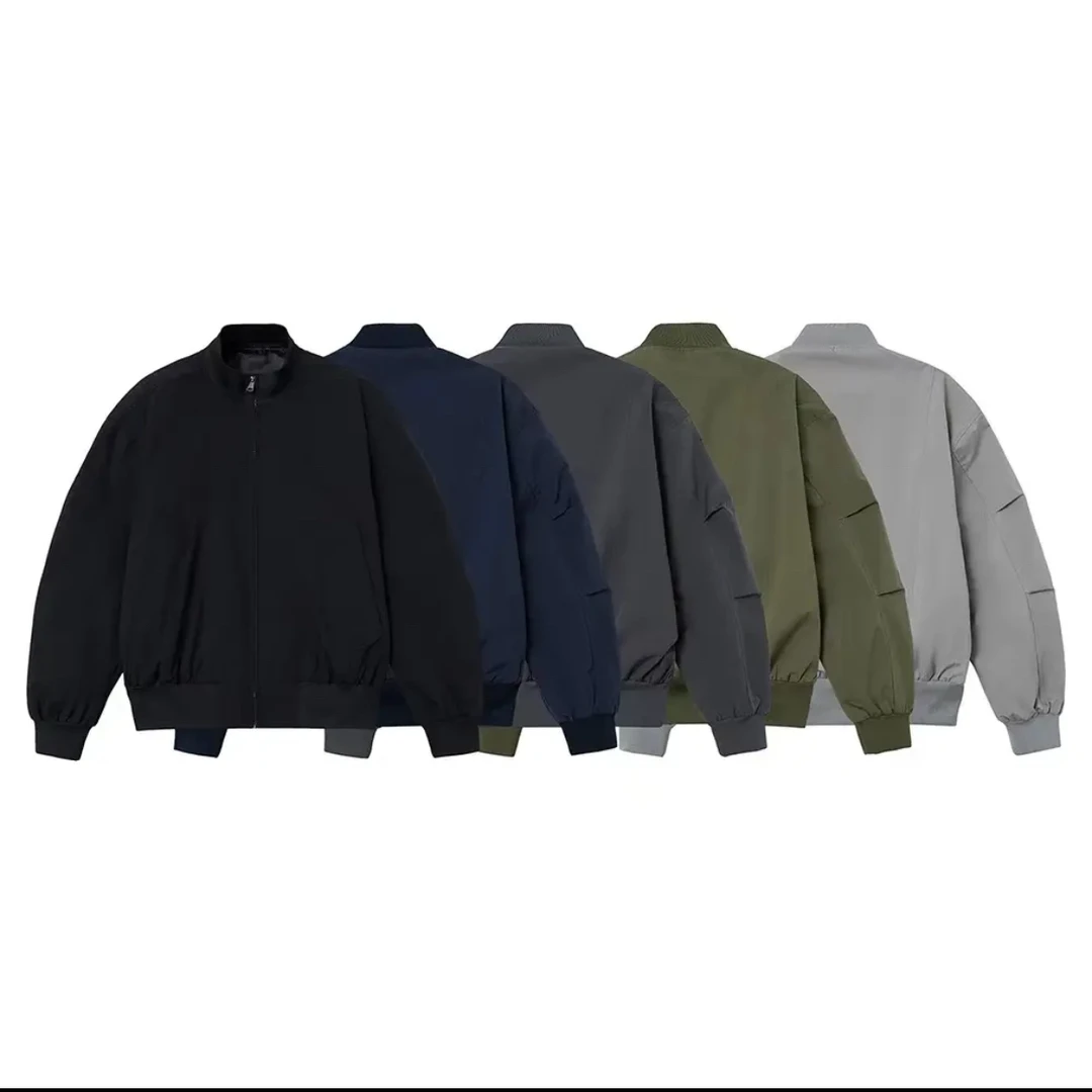 美式立领cleanfit短款夹克外套春季百搭新款-12