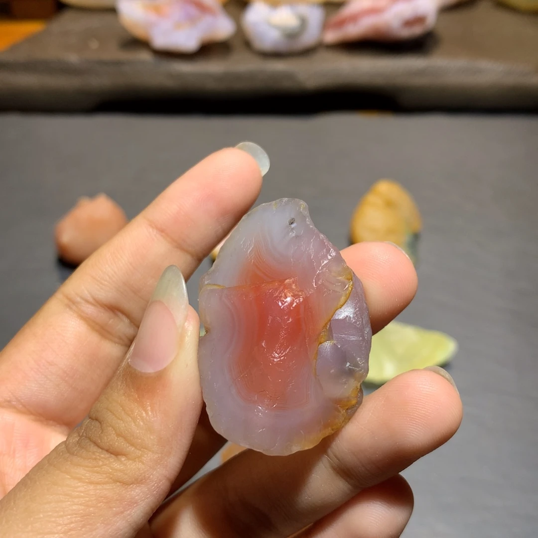 玛瑙/玉髓未镶嵌项链