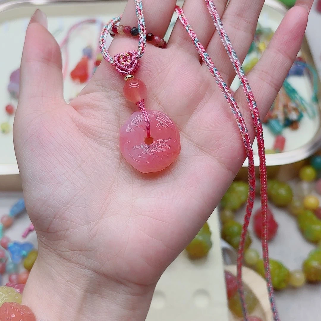 玛瑙/玉髓手链未镶嵌安*妈盐源008