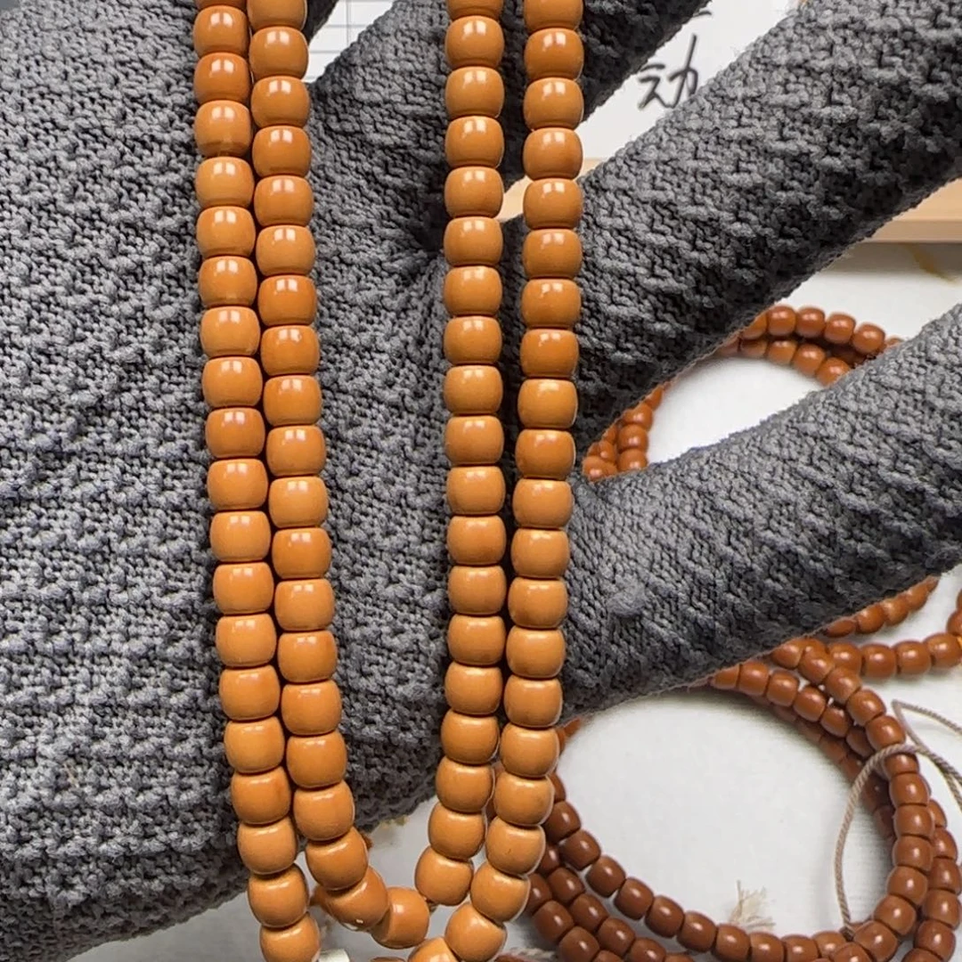 橄榄核吊坠老挝6.1mm极限弧三花面无白108