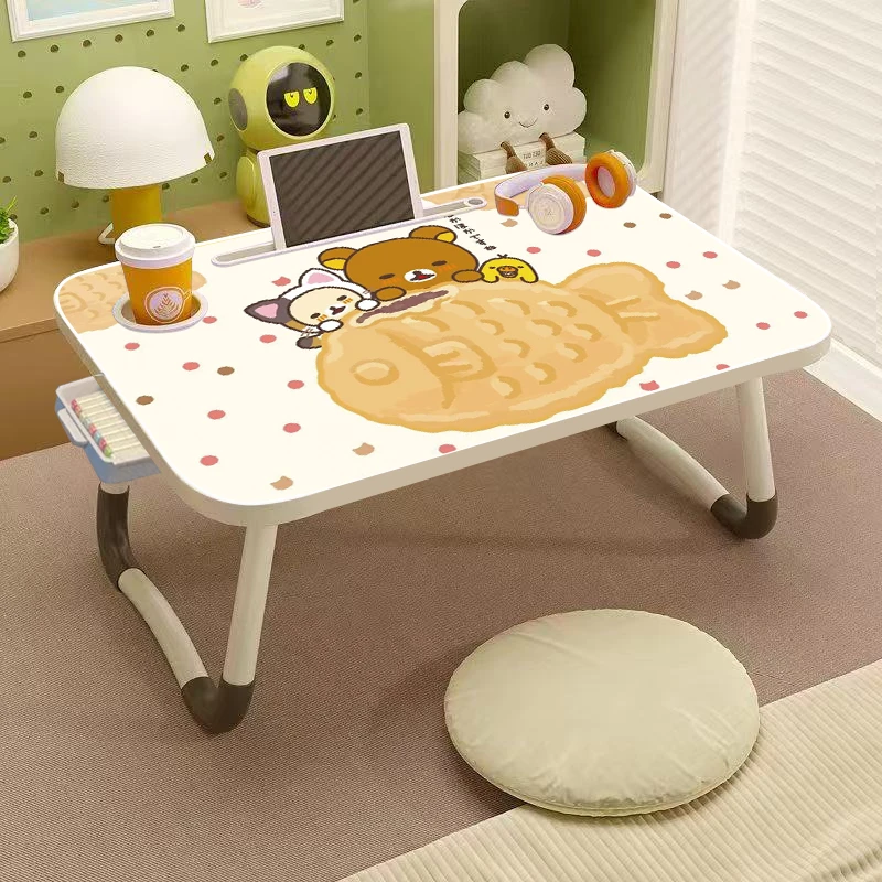学习桌床上小桌子可折叠懒人书桌笔记本膝上桌户外露营桌宿舍饭桌
