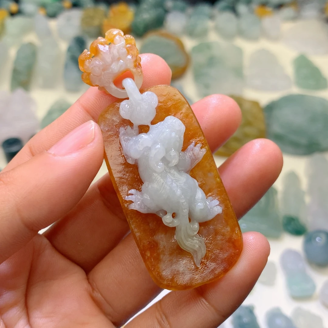 定制翡翠未镶嵌毛货