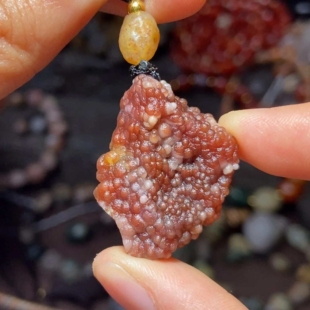 玛瑙/玉髓合金珠宝半成品