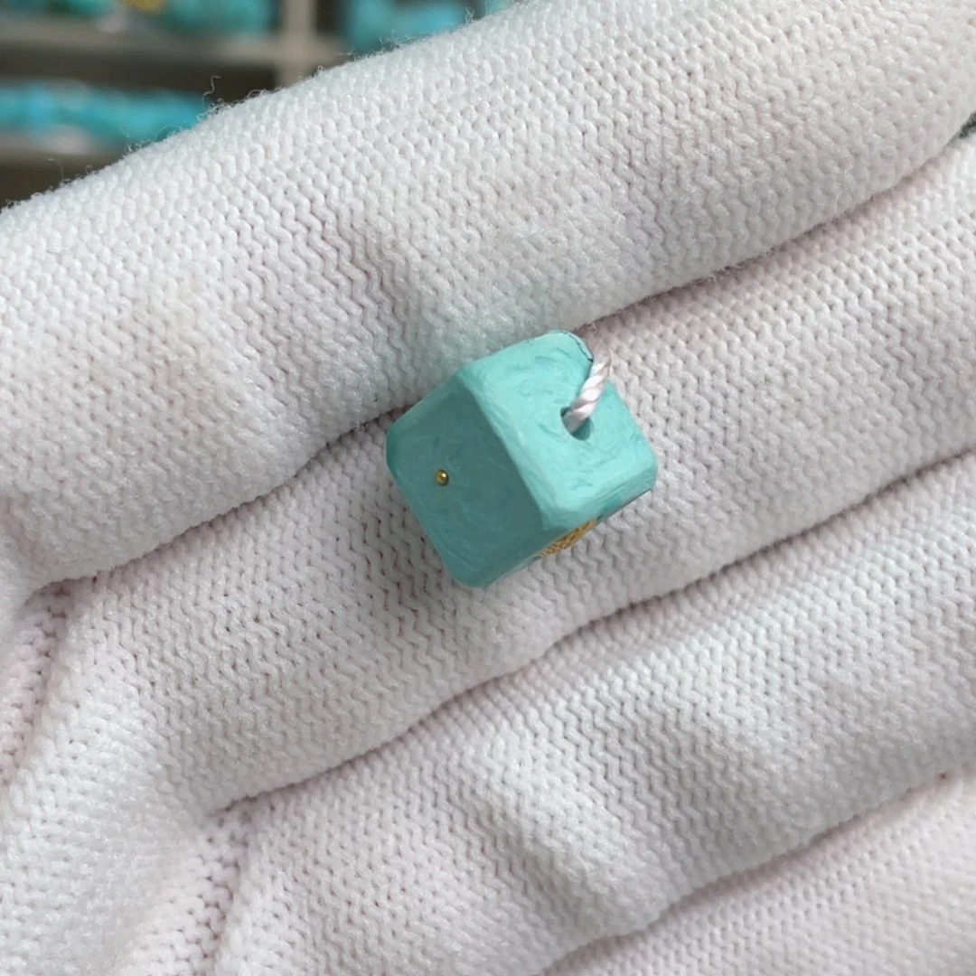 绿松石未镶嵌扎基方糖38