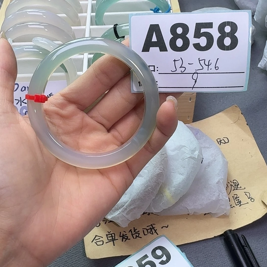 玛瑙/玉髓手镯合金858