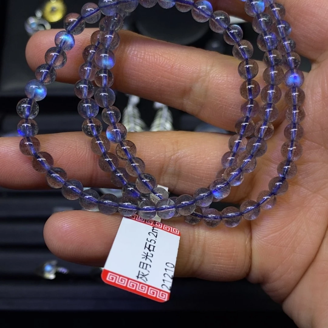 拉长石手链未镶嵌羊**了