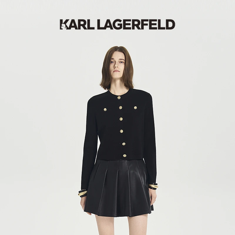 【大可专属】KARLLAGERFELD秋季新款针织开衫M26E2204