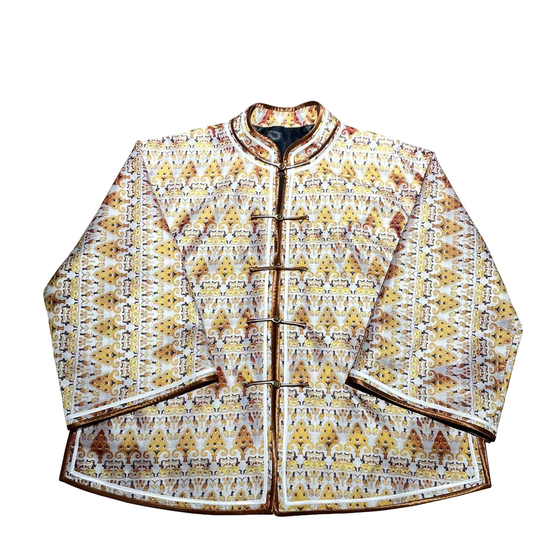 莨衣阁【云羽】蜀锦满分桑蚕丝外套