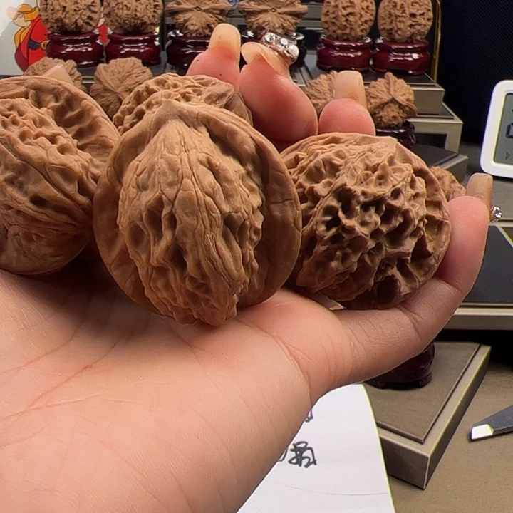 文玩核桃把件大红袍➕灯笼q-020