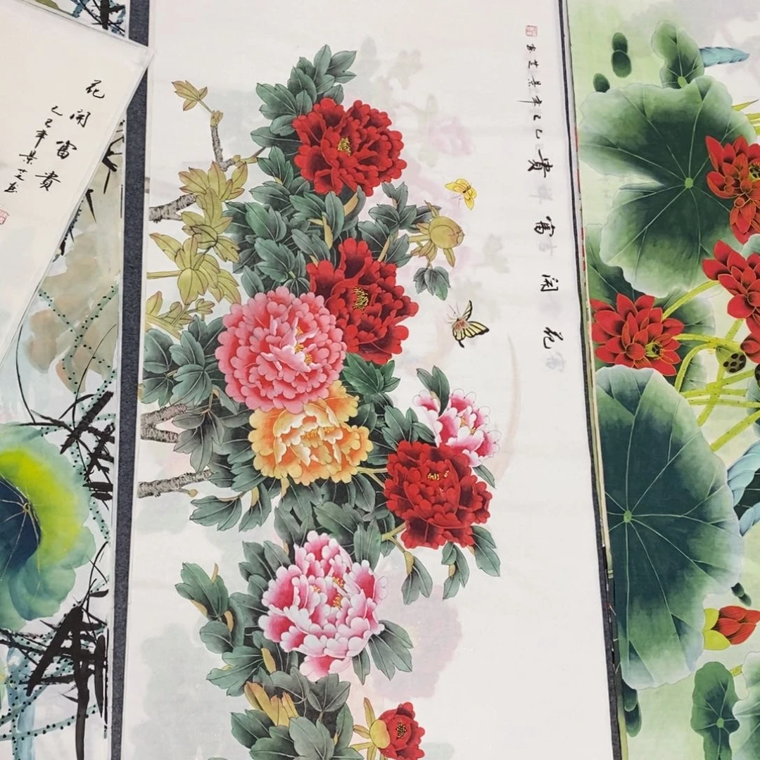 国画尺寸140✖️70四尺工笔画