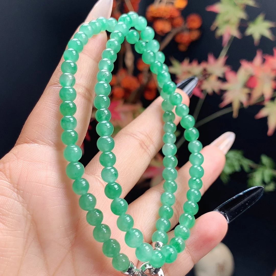 石英质玉未镶嵌项链