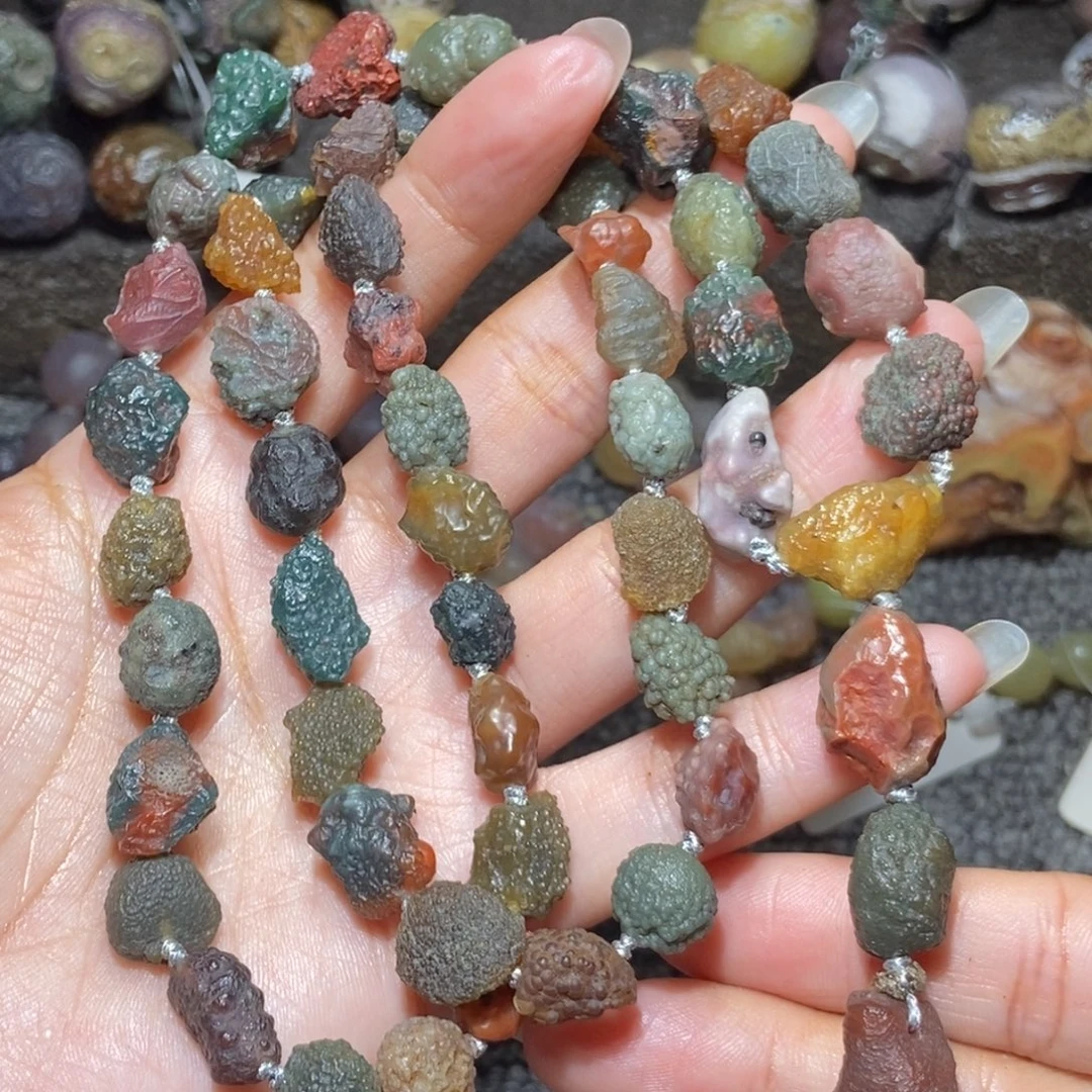 未镶嵌玛瑙/玉髓珠宝半成品