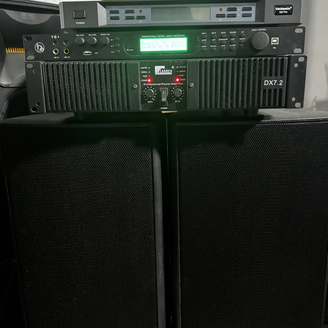 9新  二手音响DMX十二寸音响四件套（不包邮）