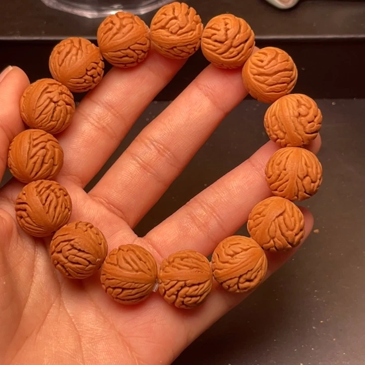 桃核手串绣球桃核18