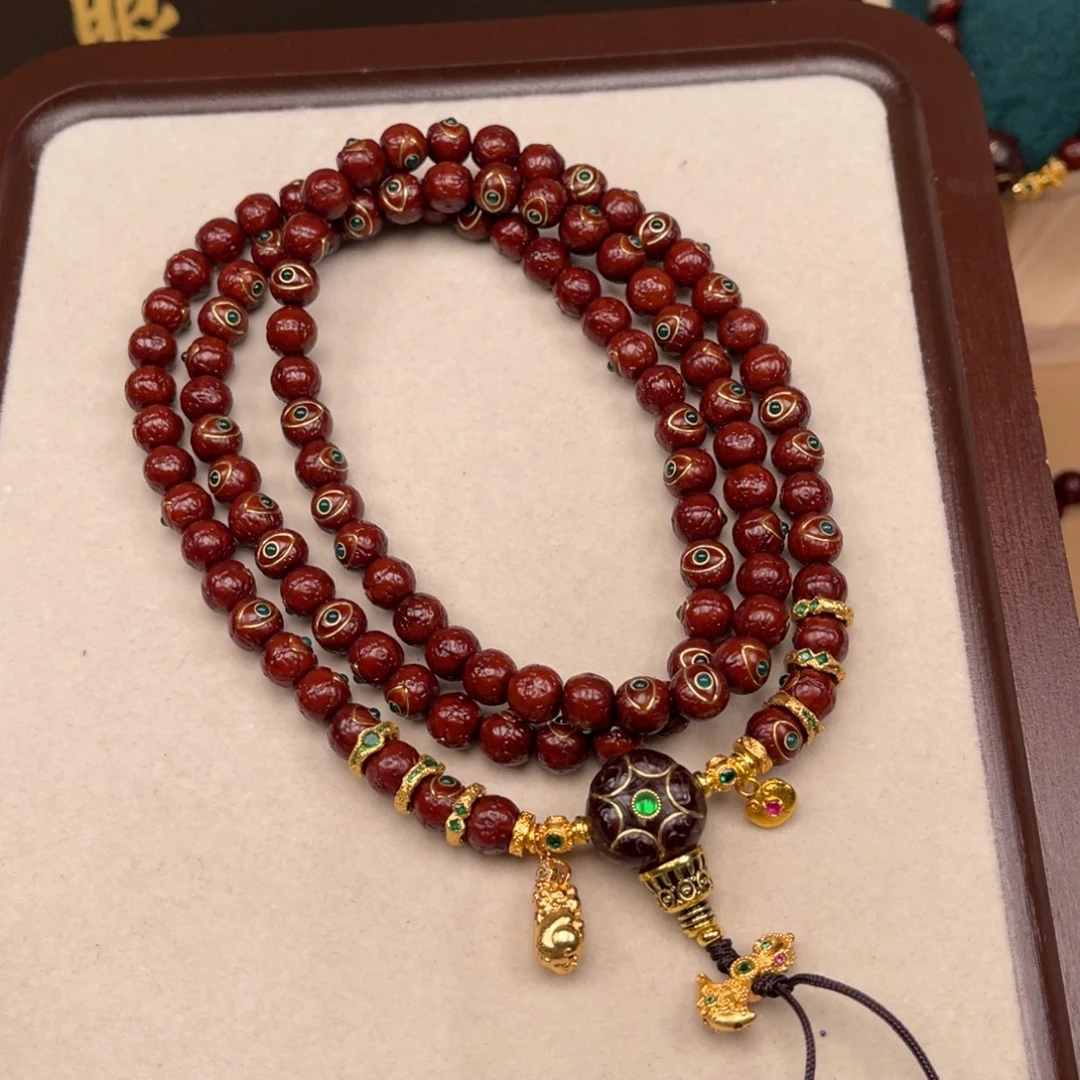 林***长凤眼菩提吊坠凤眼