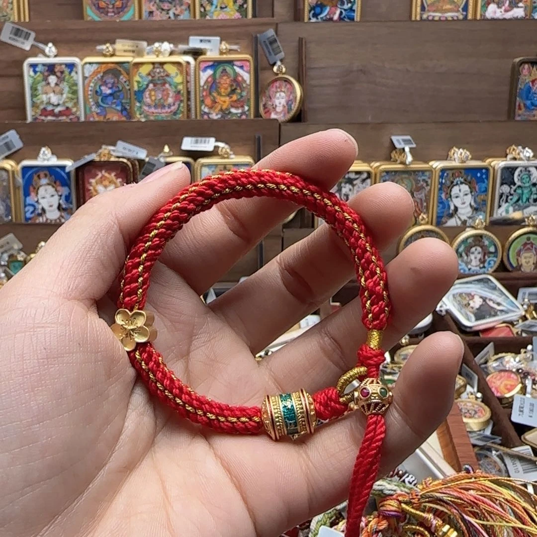 吊坠依****）古祥手绘唐卡