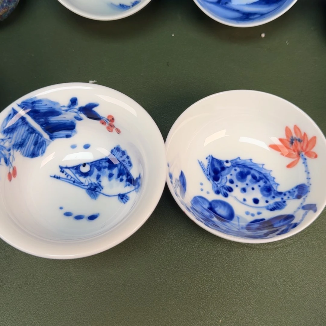 杯大帅景德镇手工手绘255，256