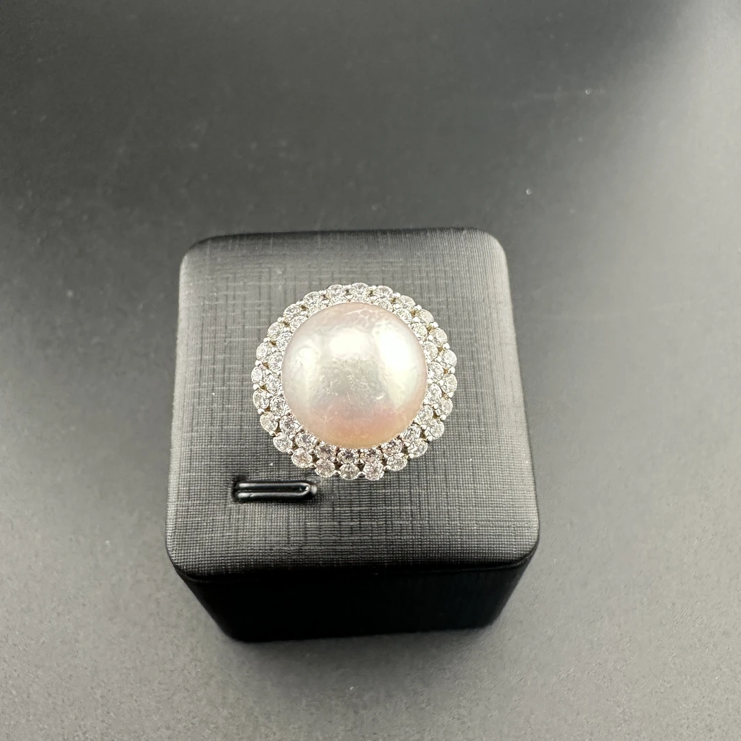 BY1209FYBJ标111 北玉精选 珍珠戒指 多样性发货