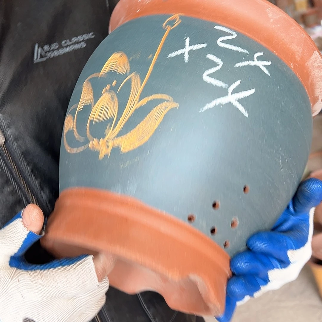 紫砂花盆紫砂花盆