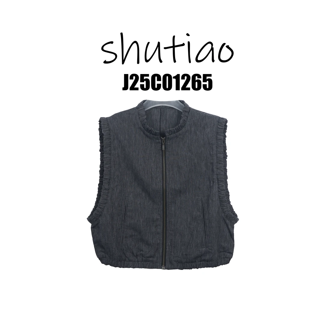 【SHUTIAO】2025春夏：新款小众设计款马甲J25C01265