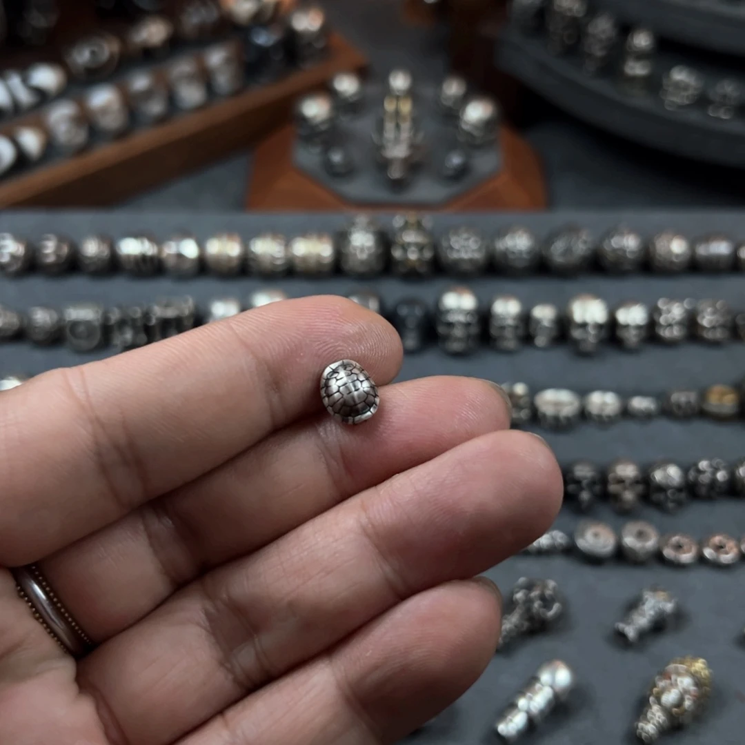 鲨***椒手串椰蒂银饰银饰