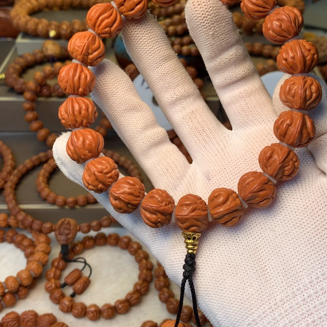 手串桃核秦岭龙纹