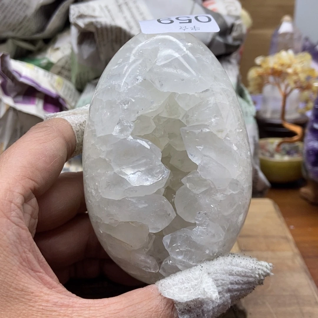 紫晶天然水晶摆件未镶嵌