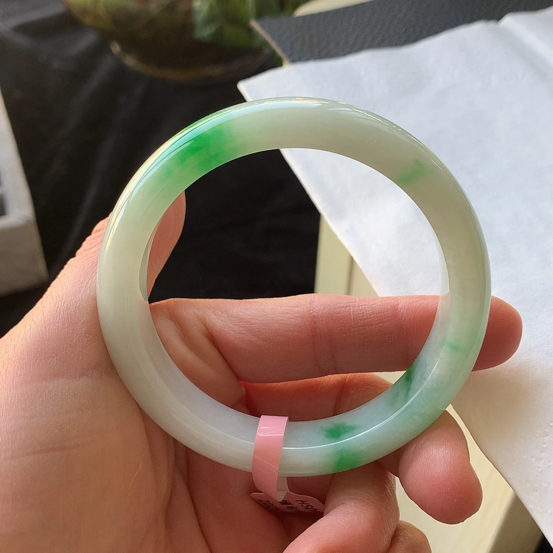 翡翠未镶嵌手镯天然翡翠手镯