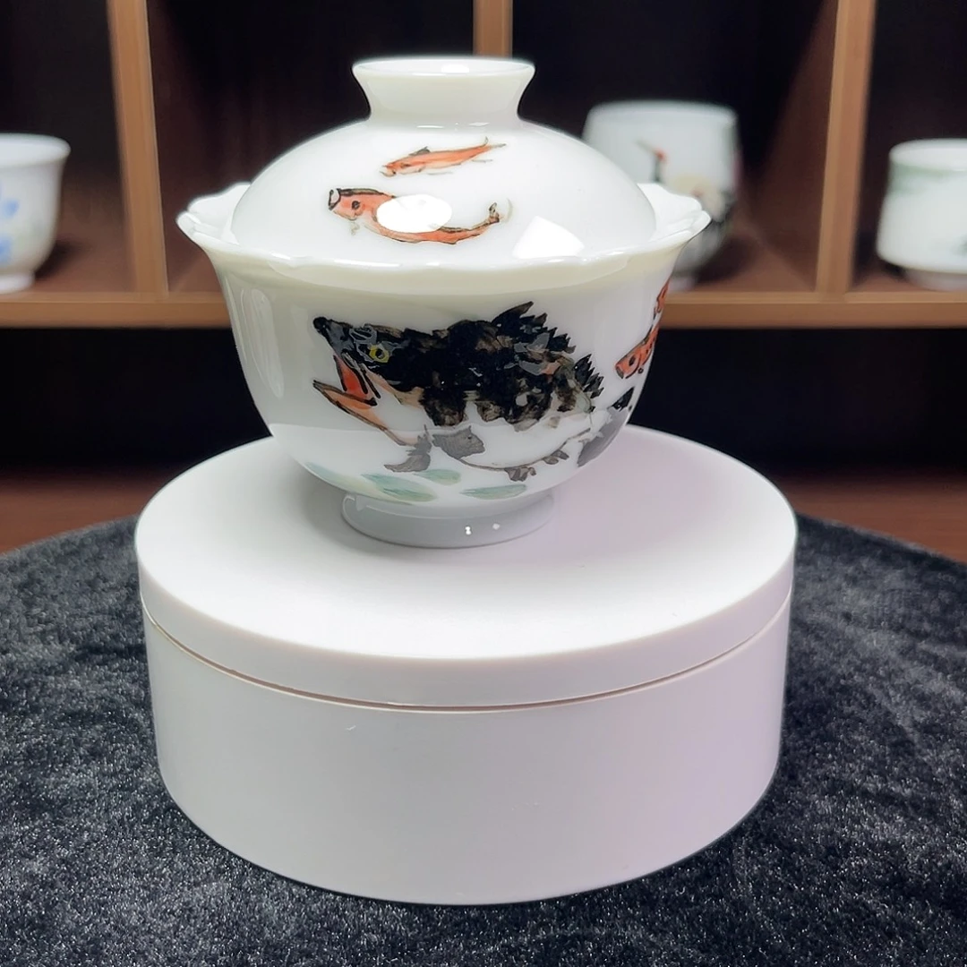 峯***醴陵釉下五彩瓷杯子