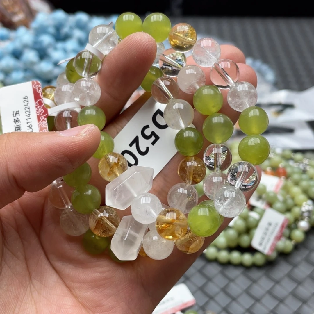水晶手链未镶嵌多样性发一只