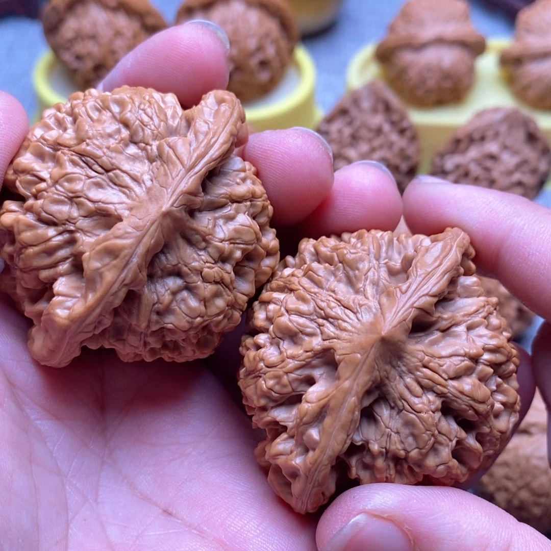 文玩核桃把件꧁****꧂53全品麒麟纹官帽