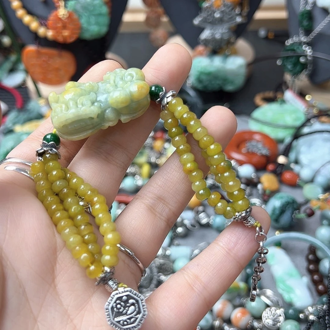 翡翠戒指未镶嵌m****u炸