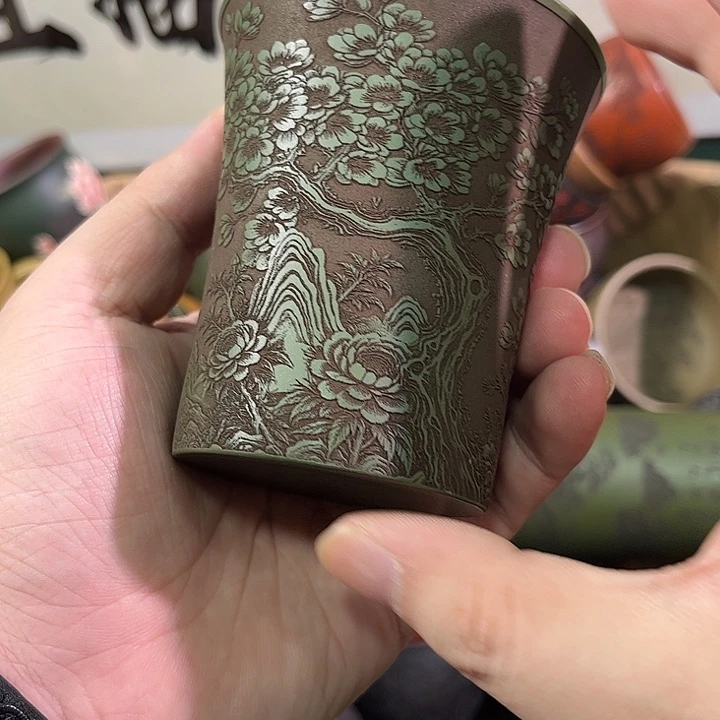 茶杯紫砂全手工紫砂主人杯