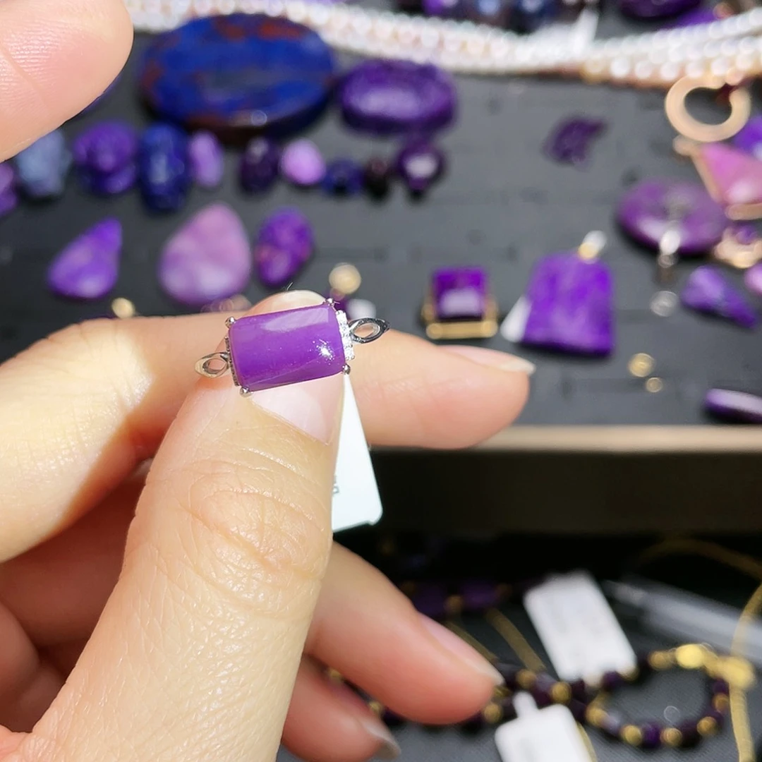 苏纪石（舒俱来）戒指银S925镶嵌