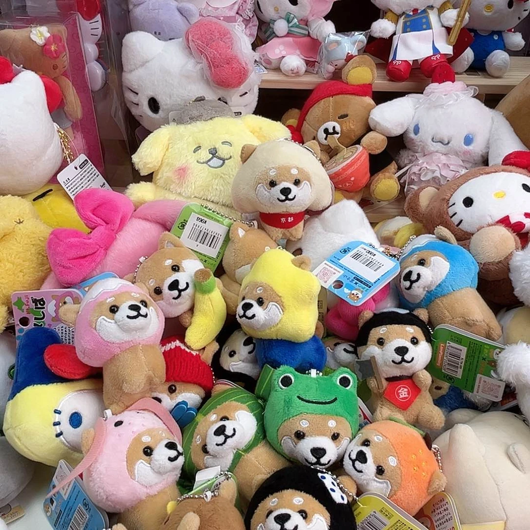 毛绒柴犬狗一个挂件