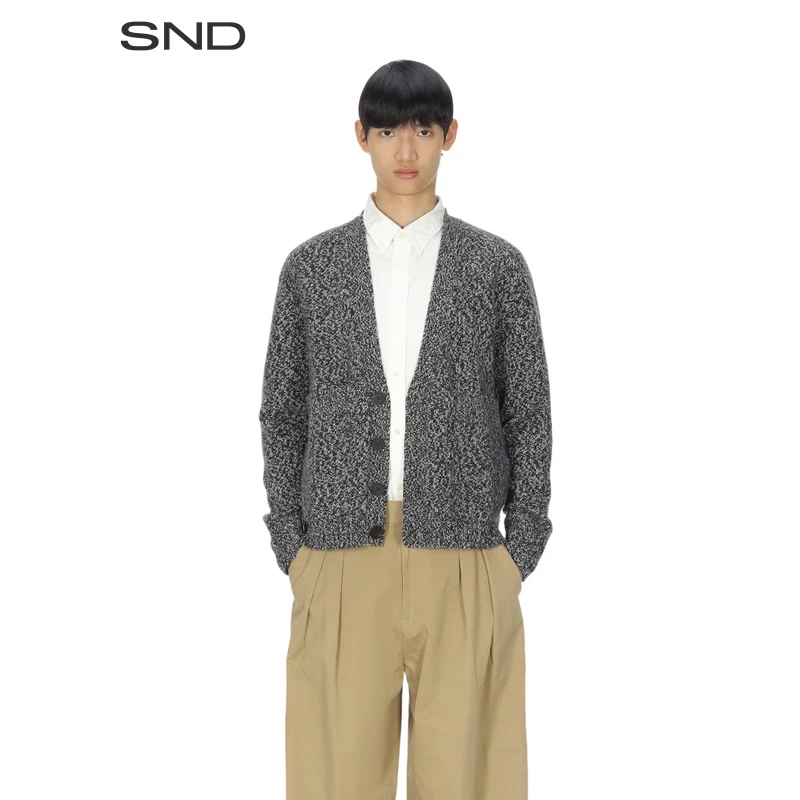 【SNDSTUDIO NICHOLSON 设计师品牌】SND AW25 简约ZZ开衫 男款